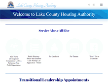 Tablet Screenshot of lakecountyha.org